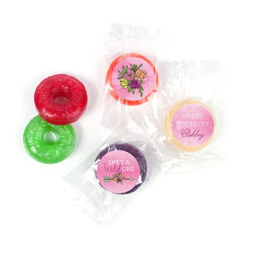 Personalized She's a Wild One Birthday LifeSavers 5 Flavor Hard Candy