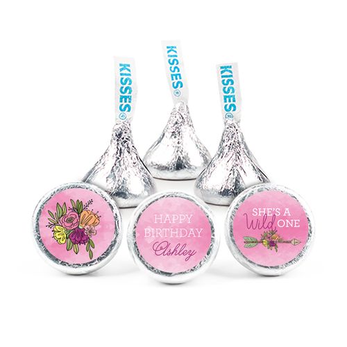 Personalized Birthday She's a Wild One Hershey's Kisses
