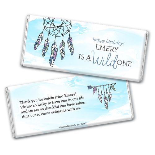 Personalized Birthday Wild Dreamer Chocolate Bar Wrappers