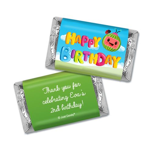 Coco Melon Kids Birthday Personalized Miniature Wrappers