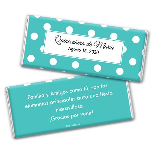 Dia Lleno de Punto Personalized Candy Bar - Wrapper Only