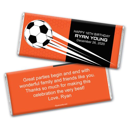 Goal Kick Personalized Candy Bar - Wrapper Only