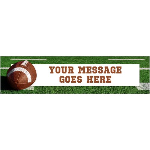 Personalized Football Party 5 Ft. Banner
