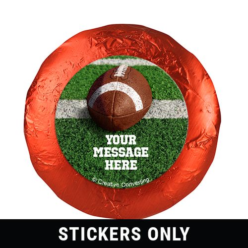 Football Personalized 1.25" Stickers (48 Stickers)
