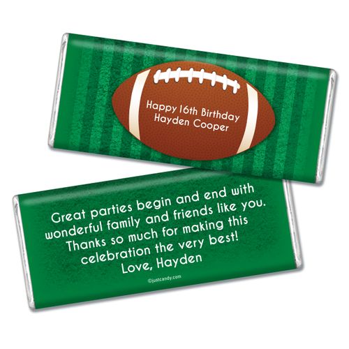 Play by Play Personalized Hershey's Bar Assembled