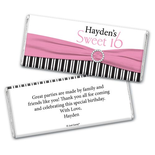 Glamour Girls Personalized Candy Bar - Wrapper Only