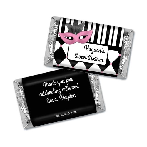 Masquerade Personalized Miniature Wrappers