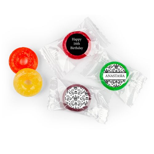 Birthday Personalized Life Savers 5 Flavor Hard Candy Jacquard Pattern