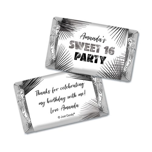 Personalized Sweet 16 Beach Party Hershey's Miniatures