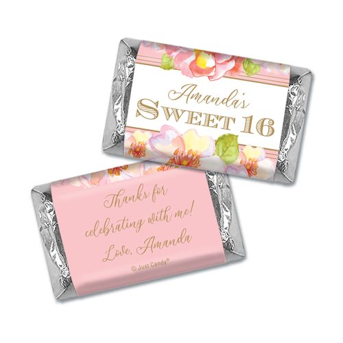 Personalized Personalized Sweet 16 Darling Dreams Hershey's Miniatures Wrappers