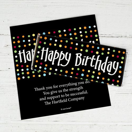 Birthday Surprise Personalized Candy Bar - Wrapper Only