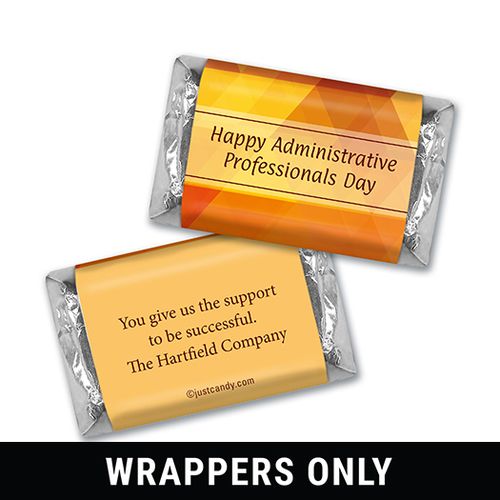 Personalized Hershey's Miniature Wrappers Only - Administrative Professionals Day Colorful