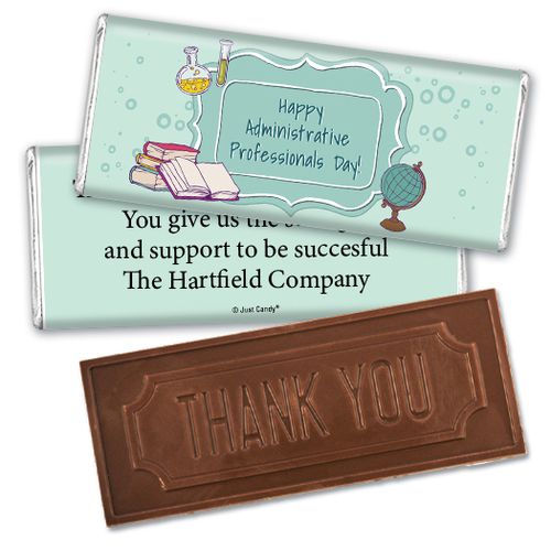 Employee Appreciation Embossed Thank You Chocolate Bar School Administrative Professionals Day