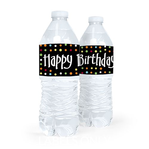 Personalized Birthday Surprise Water Bottle Sticker Labels (5 Labels)