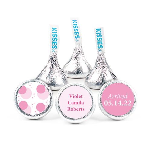 Hey Baby Pink Baby Girl HERSHEY'S KISSES Candy Assembled