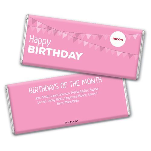 Personalized Chocolate Bar & Wrapper - Add Your Logo Birthday of the Month