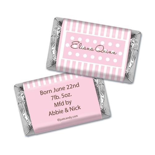 Pretty Polka Dots Personalized Miniature Wrappers