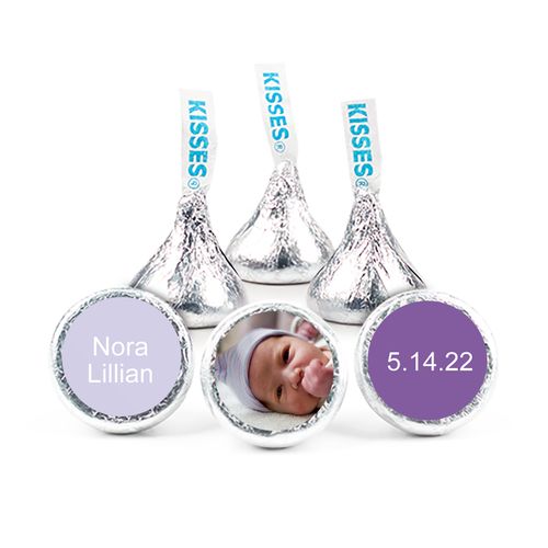 Add Your Photo Baby Girl HERSHEY'S KISSES Candy Assembled