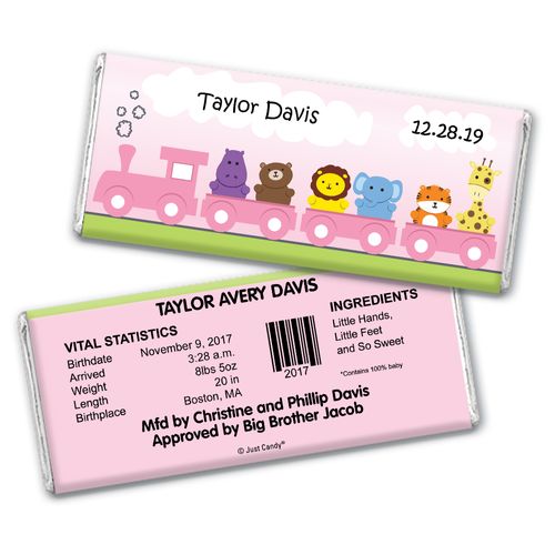 Choo Choo for Her Personalized Candy Bar - Wrapper Only