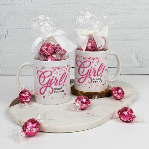 Personalized It's a Girl Congrats - 11oz Mindt Truffles