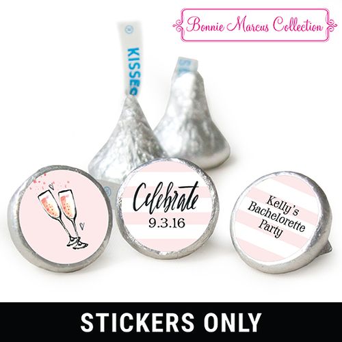 The Bubbly Bachelorette Party 3/4" Sticker (108 Stickers)