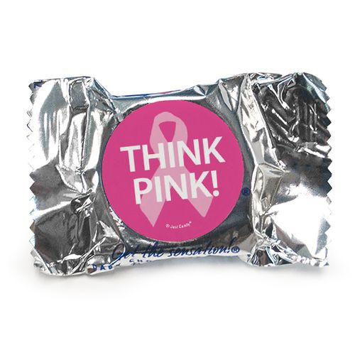 Personalized Bonnie Marcus York Peppermint Patties- Breast Cancer Awareness Simply Pink