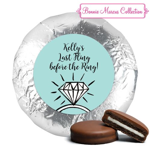 Last Fling Bachelorette Party Milk Chocolate Covered Oreo Assembled
