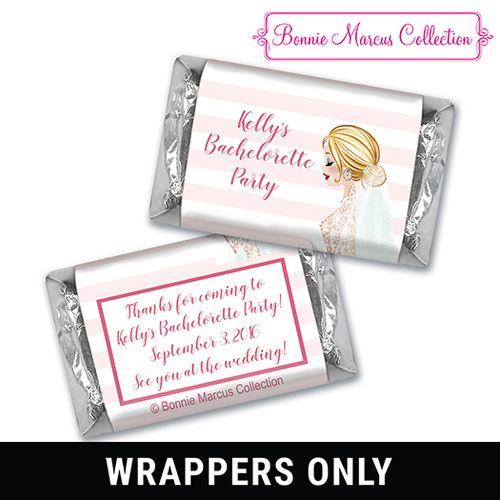 Bridal March Bachrlorette Personalized Miniature Wrappers