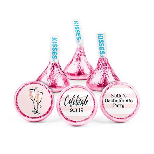 Personalized Bachelorette Reception The Bubbly Hershey's Kisses