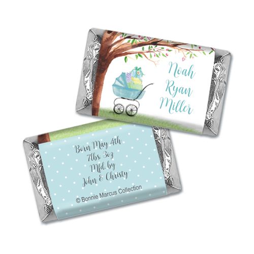 Rockabye Baby Birth Announcement Personalized Miniature Wrappers