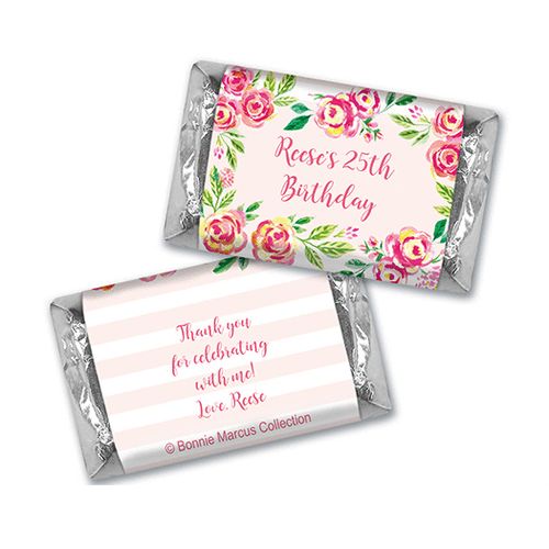 In the Pink Birthday Personalized Miniature Wrappers