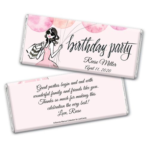 Blithe Spirit Birthday Personalized Candy Bar - Wrapper Only
