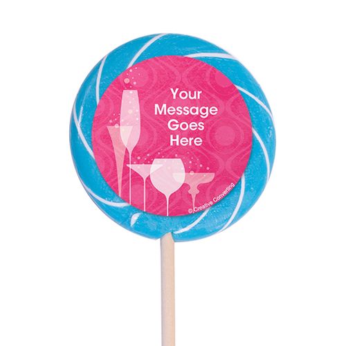 Born to be Fabulous Personalized 3" Lollipops (12 Pack)