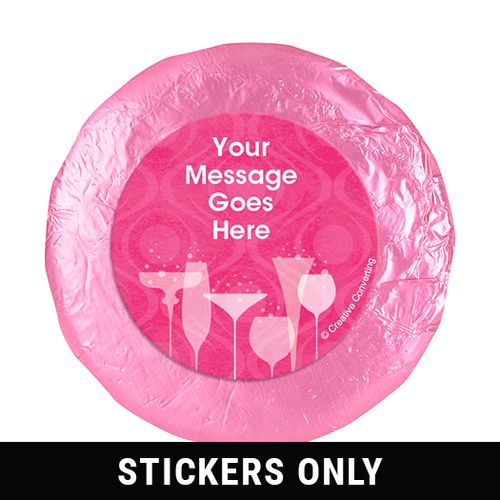 Born to be Fabulous Personalized 1.25" Stickers (48 Stickers)