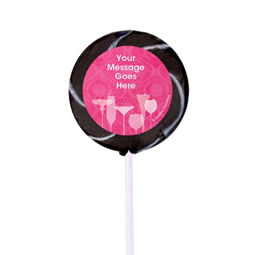 Born to be Fabulous Personalized 2" Lollipops (24 Pack)