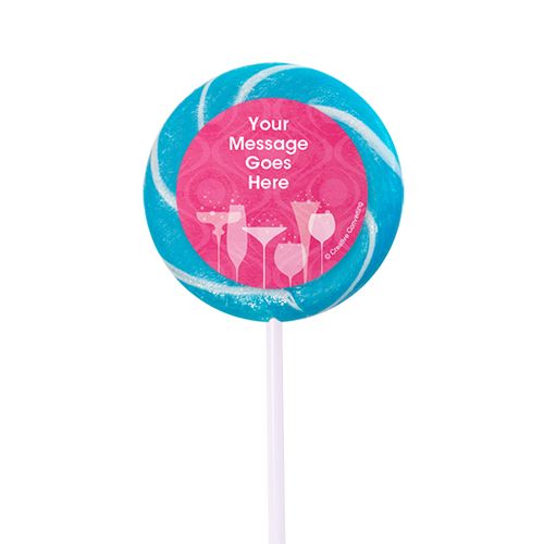Born to be Fabulous Personalized 2" Lollipops (24 Pack)