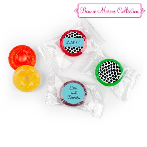 Spotted Safari Personalized Birthday LIFE SAVERS 5 Flavor Hard Candy Assembled