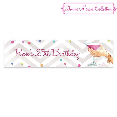 Personalized Here's to You Birthday 5 Ft. Banner