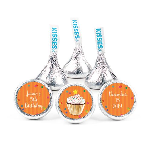 Personalized Birthday Cupcake Dazzle Hershey's Kisses