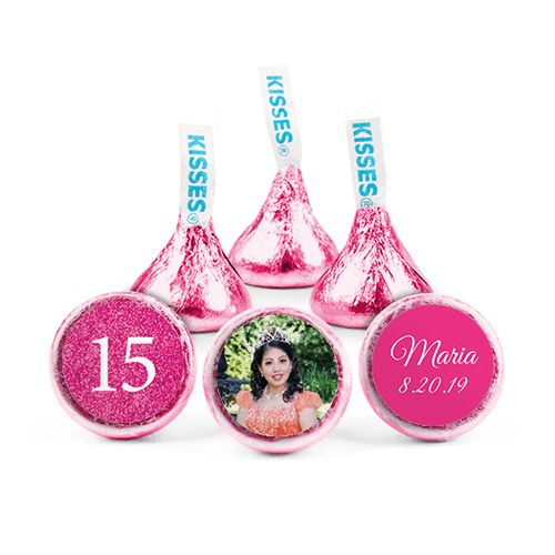 Personalized Bonnie Marcus Birthday Quinceanera Photo Hershey's Kisses