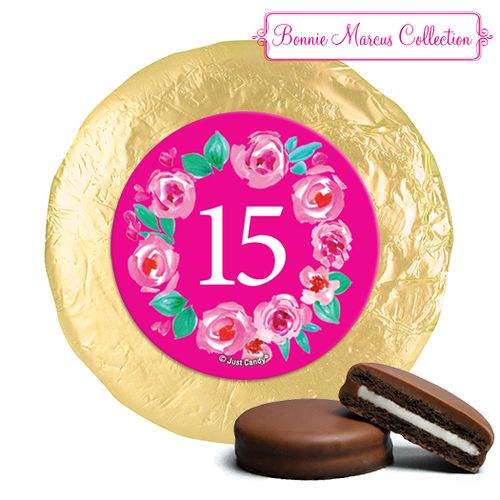 Personalized Bonnie Marcus Wreath Quinceanera Chocolate Covered Oreos