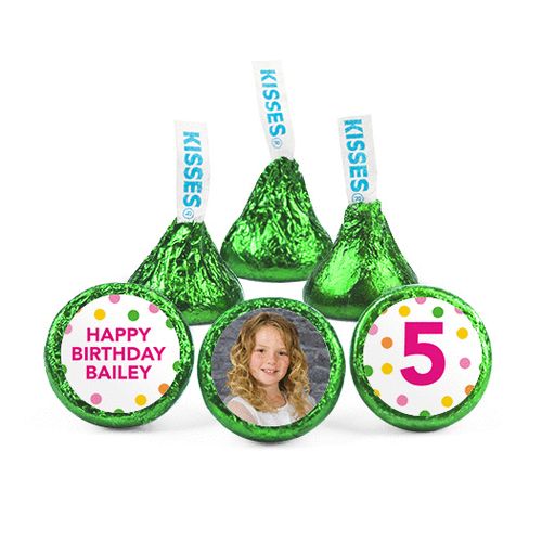 Personalized Bonnie Marcus Birthday Tropical Hershey's Kisses