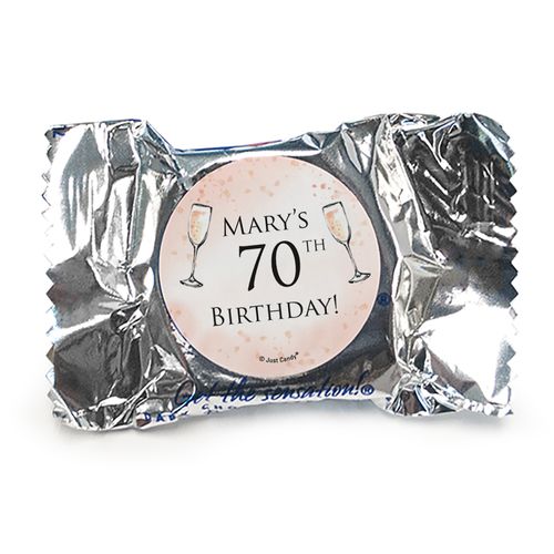 Personalized Birthday Champagne Party York Peppermint Patties