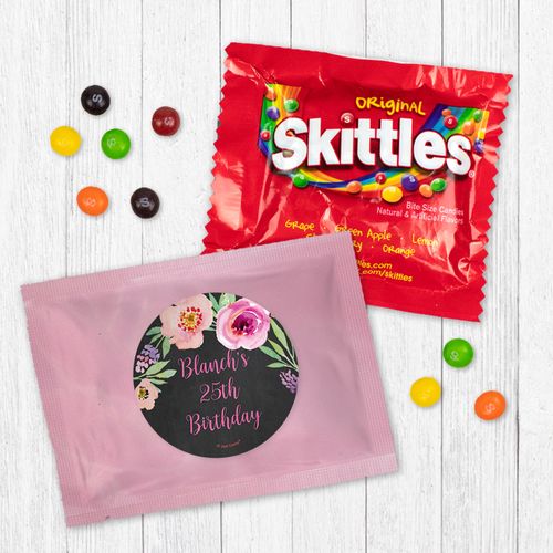 Personalized Bonnie Marcus Birthday Floral Embrace - Skittles