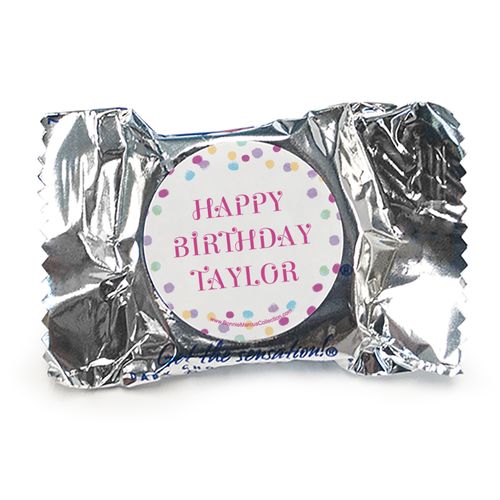 Personalized Bonnie Marcus Birthday Sprinkling Confetti York Peppermint Patties