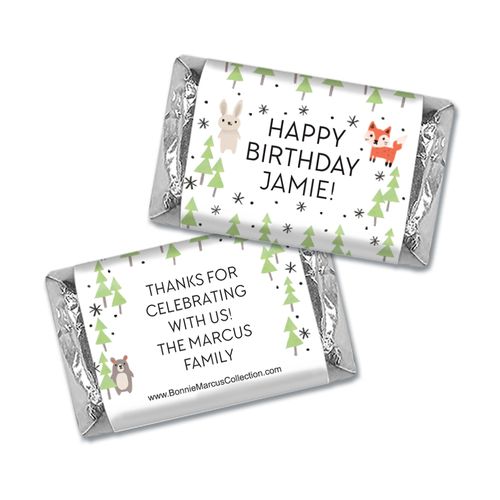 Personalized Bonnie Marcus Birthday Blossom Photo Mini Candy Bar Wrapper