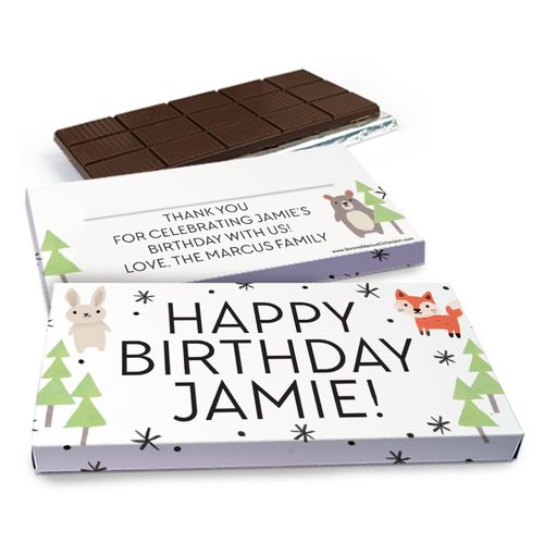 Deluxe Personalized Scouting Pals Birthday Chocolate Bar in Gift Box (3oz Bar)