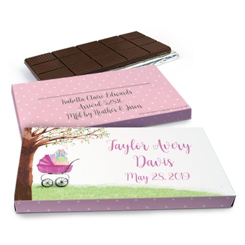 Deluxe Personalized Rockabye Baby Chocolate Bar in Gift Box (3oz Bar)