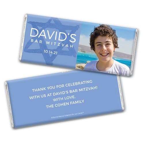Bar Mitzvah Big Day Personalized Hershey's Chocolate Bar Wrappers
