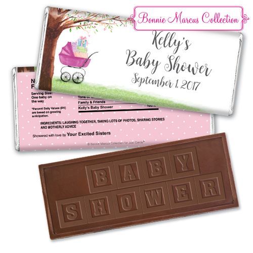 Rockabye Baby Personalized Embossed Chocolate Bar Assembled